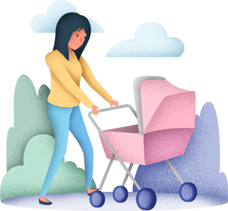 Instagram Ads Management 11 babysitter illustration 02