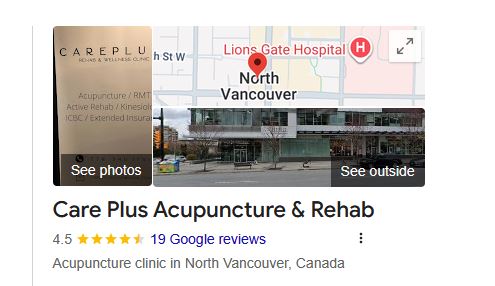 Healthcare Google Business Profile local search analysis
