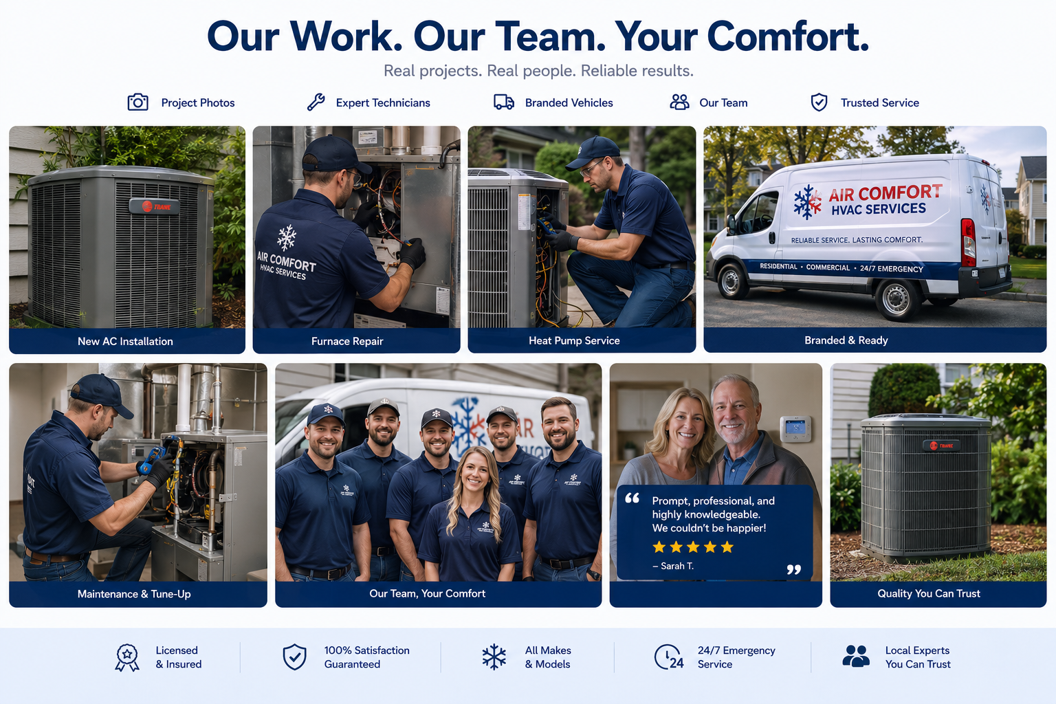 Our team. Your comfort. HVAC Services