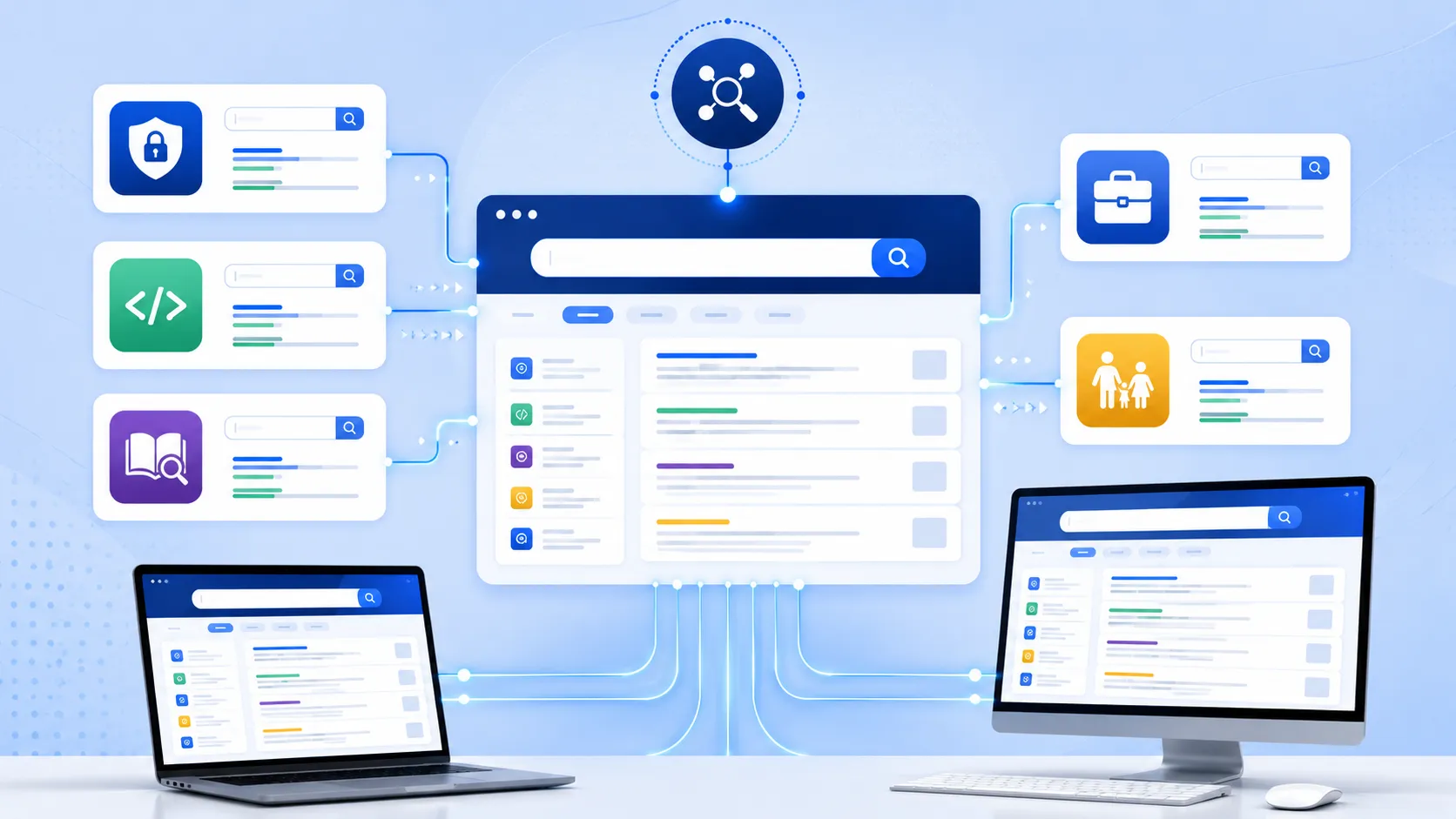 Unified Search Dashboard Network