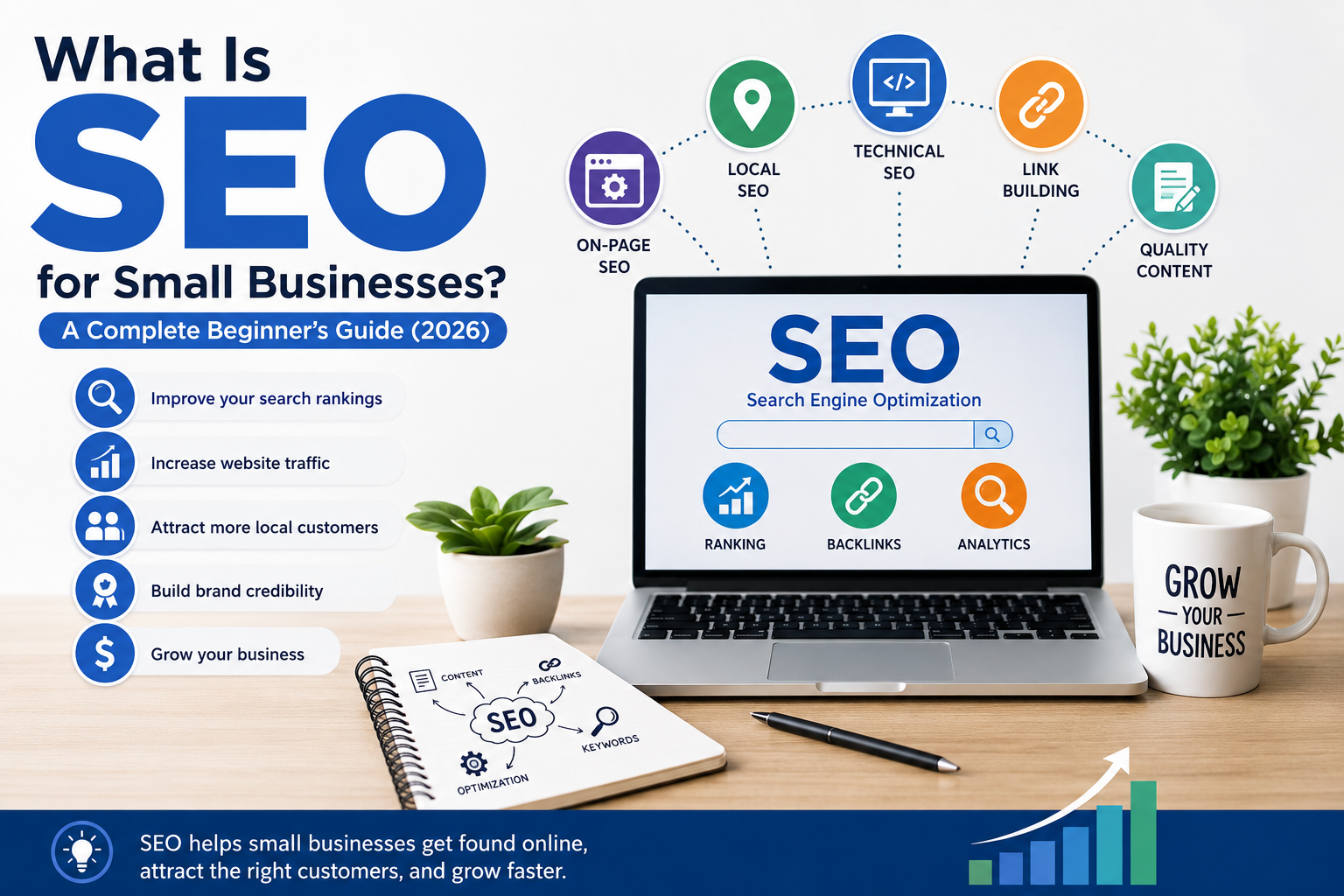 What Is SEO for Small Businesses? A Complete Beginner's Guide (2026) 7 What is SEO for small businesses