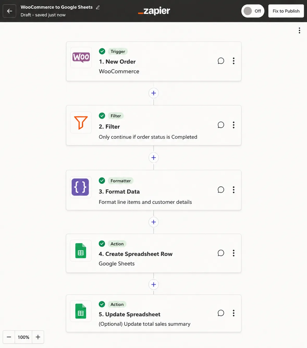 woocommerce to google sheet