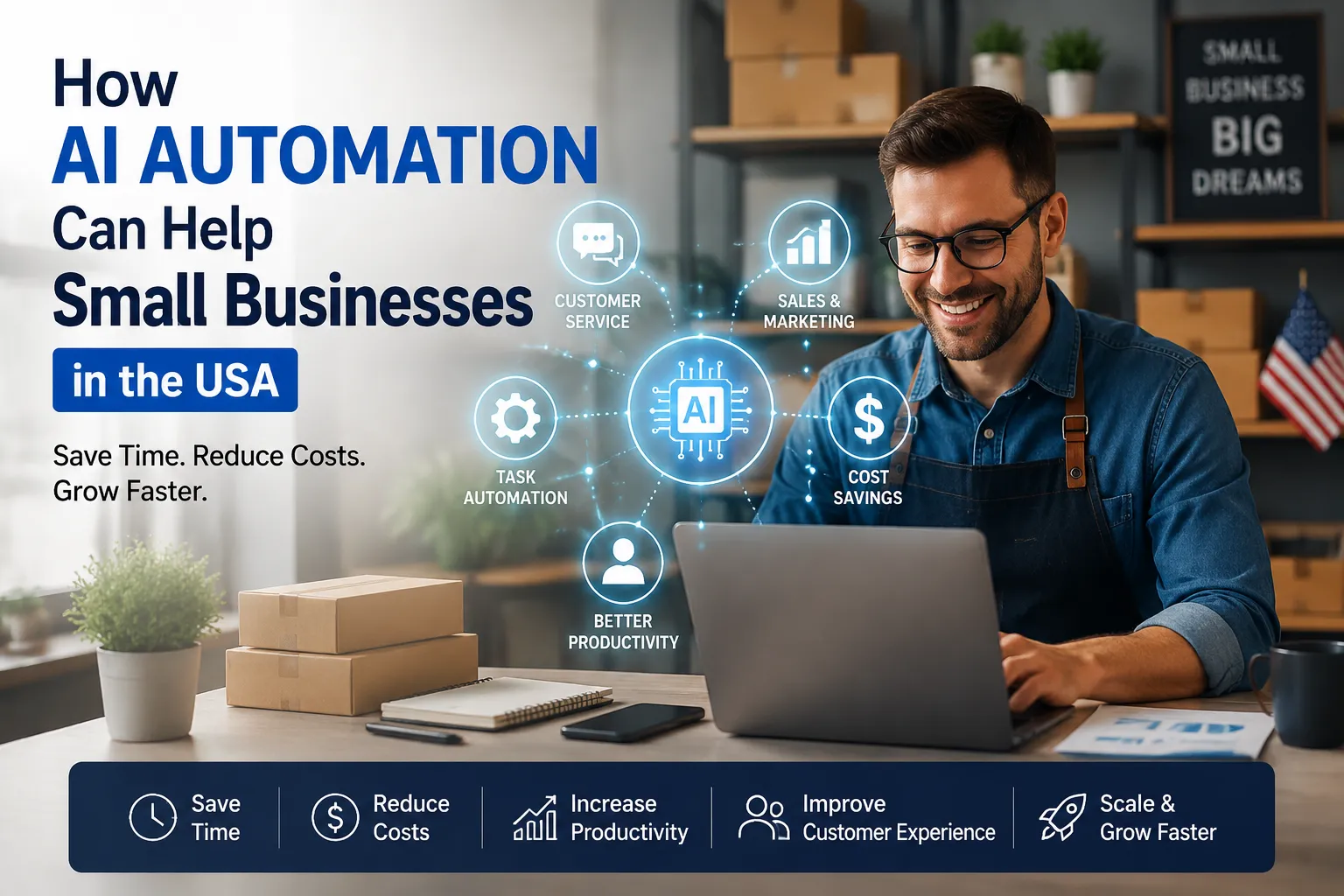 How AI Automation Can Help Small Businesses in the USA