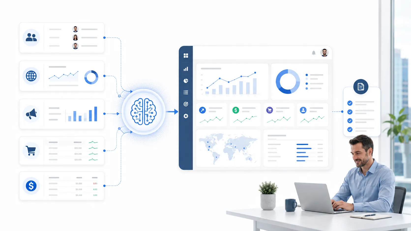 AI-powered reporting workflow AI-powered reporting workflow