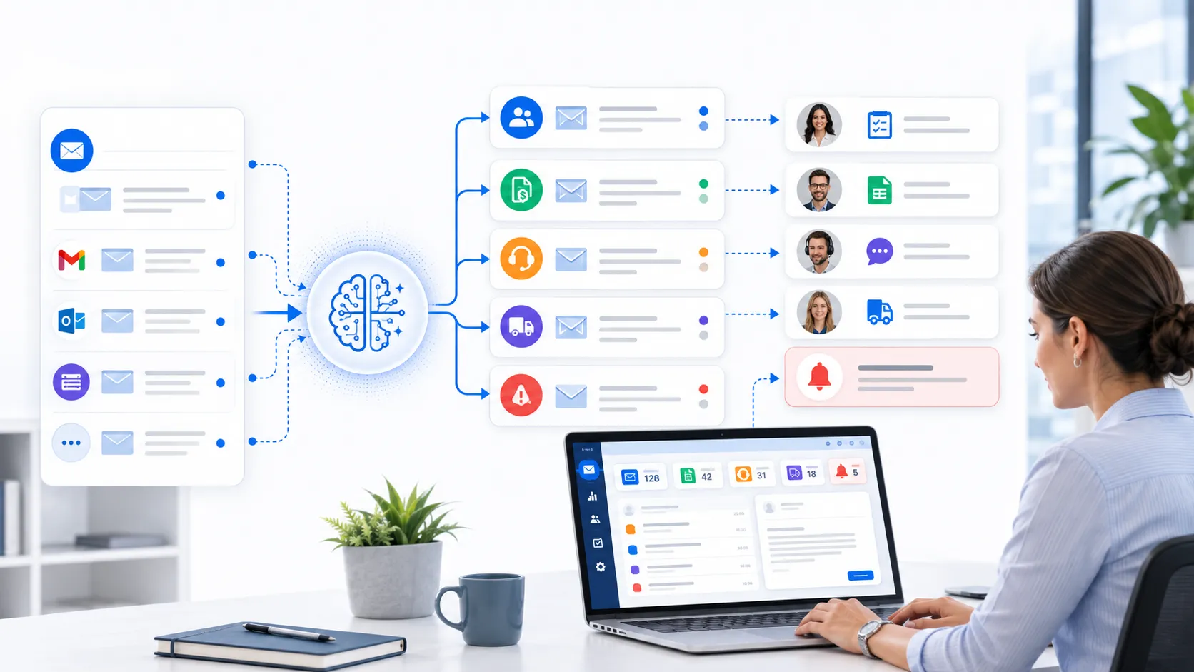 Australian small business using AI to manage incoming business emails Australian small business using AI to manage incoming business emails
