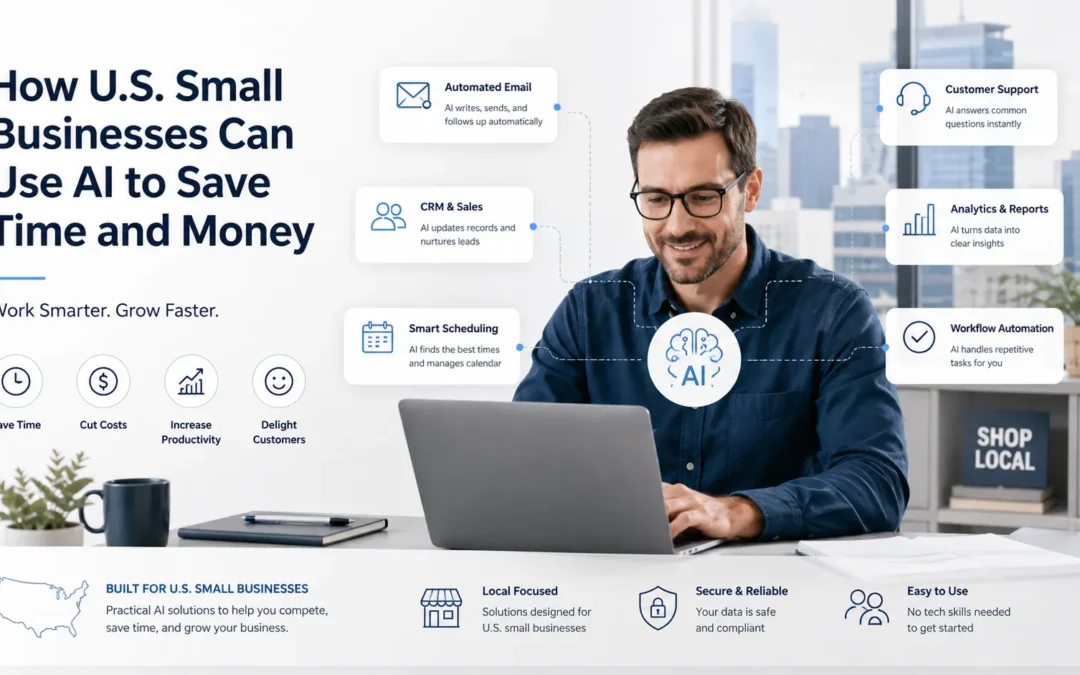 How U.S. Small Businesses Can Use AI to Save Time and Money