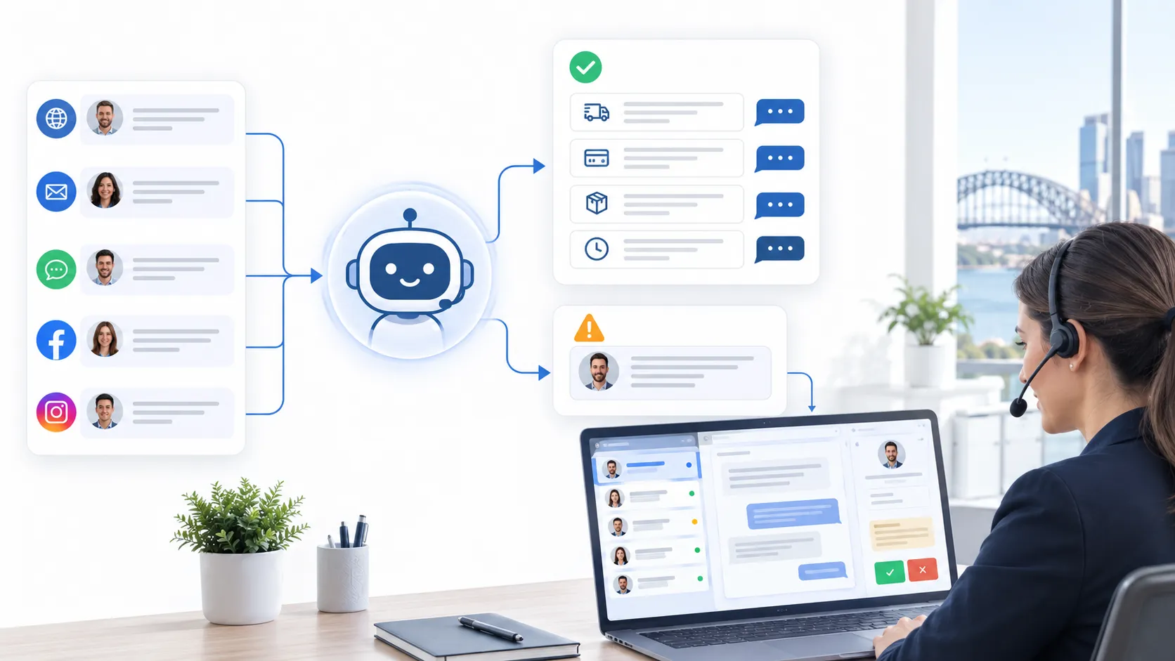 stralian business using an AI customer support assistant stralian business using an AI customer support assistant