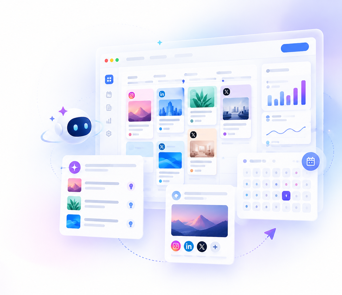 generate posts with AI